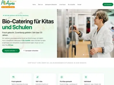 Website-Relaunch für Pro Agora Bio-Catering in Berlin - Website Creatie