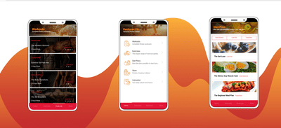 Design App Fitness - Mobile App