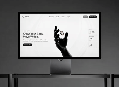 UI/UX Design & Development for Personal Health Platform - Website Creation