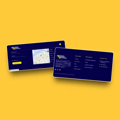 Refonte du header & footer – Assistance Automobile Rouennaise - Création de site internet