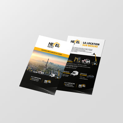 Identité visuelle - HEFEL RENT - Image de marque & branding