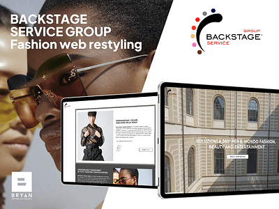 Backstage Service Group - Fashion web restyling - SEO
