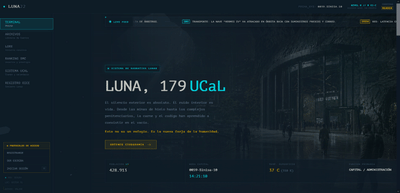 Luna 22 | Plataforma Narrativade Sci-Fi - Création de site internet