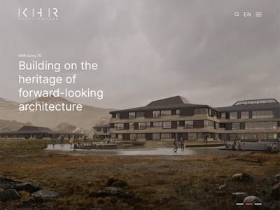 Redesign of Corporate Website for KHR Architecture - Digital Strategy
