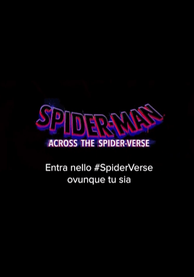 Sony Pictures Spiderman Across the Spiderverse - Publicidad