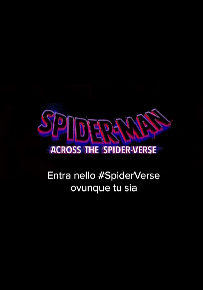 Sony Pictures Spiderman Across the Spiderverse - Pubblicità