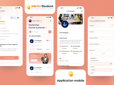 Job For Student Application Mobile - Mobile App