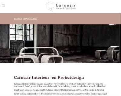 Website en SEO-proof teksten voor Carnesír