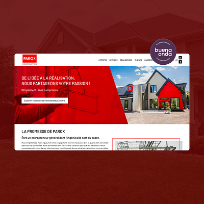 Parox Construction | Site web Corporatif - Website Creation