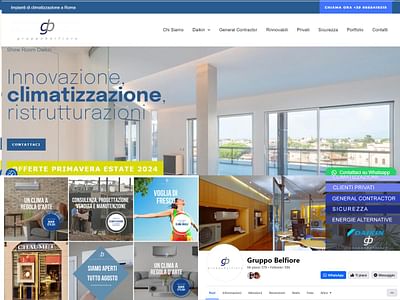 Gruppo Belfiore Daikin Italia - Creazione di siti web