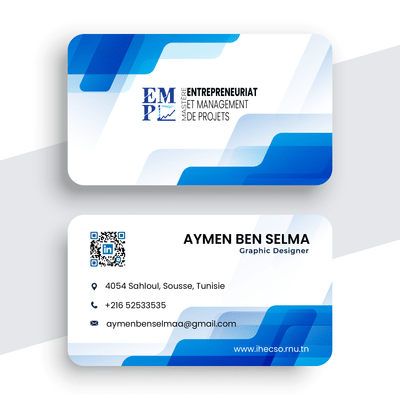 Business Card Design for Local University - Print