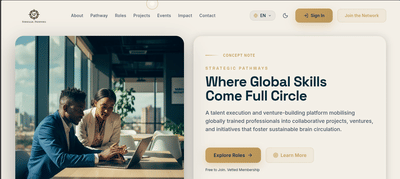 Strategic Pathways - Application web