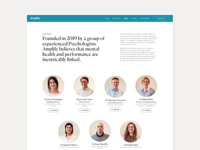 Brand refresh & new site for mental health company - Markenbildung & Positionierung