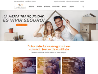 D. Muñoz Jackson & Asociados - Création de site internet