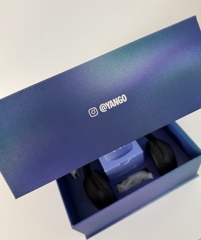 Yango Yasmina — product launch via premium gift boxes for influencers - Impresión