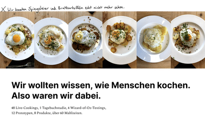 Living Kitchen Testing - Ergonomie (UX/UI)