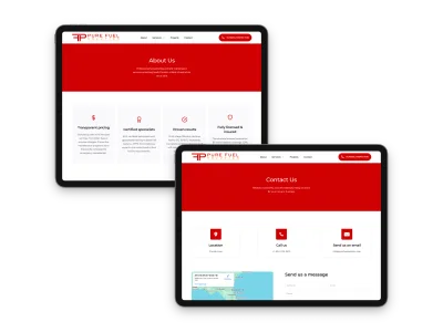 Pure Fuel Solution - Website Creatie