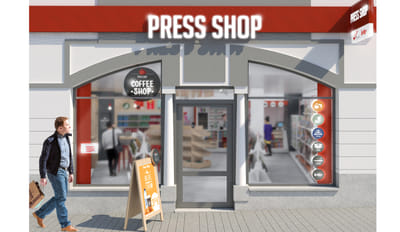 PRESS SHOP  I  Concept store, design et balisage - Branding & Positionering