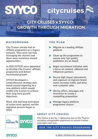 City Cruises x SYYCO: Growth Through Migration - Marketing