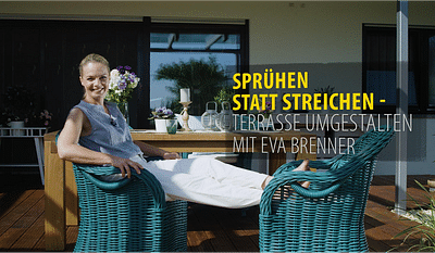 Eva Brenner und Wagner - Sprühen statt streichen - Werbung