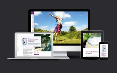 Douces Angevines - Cosmétique bio premium - Création de site internet