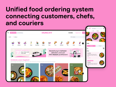 Foodtech platform - Website Creation