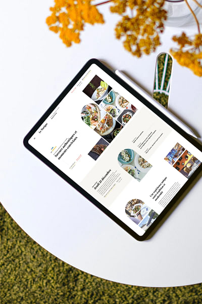 Entre gastronomie et digitale - Website Creatie
