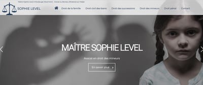 Création du site internet pour avocate - Création de site internet
