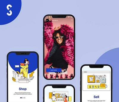 TikTok Style Social Commerce Mobile App - Mobile App