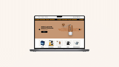 E-commerce Website Design & Development - Kahvebi - Webseitengestaltung