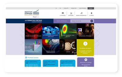Institut d’Optique Graduate School - Creación de Sitios Web