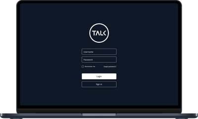 Talk Admin Console - Website Creation