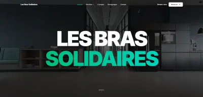 Les Bras Solidaires - Création de site internet