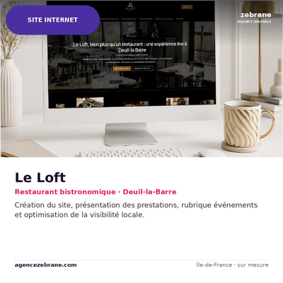 Le Loft, restaurant bistronomique - Branding & Positionering