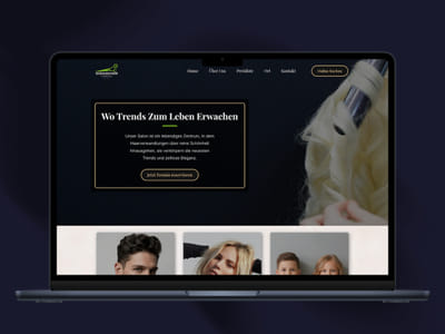 Smart Website for Modern Hair Salon - Webseitengestaltung