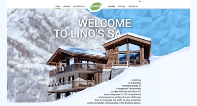 Website of Swiss Real Estate Developer - Creación de Sitios Web