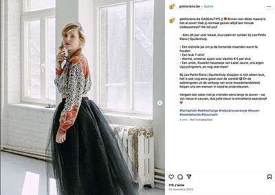 Social Media Management for Les Petits Riens - Réseaux sociaux