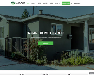 East West Care Website - Webseitengestaltung