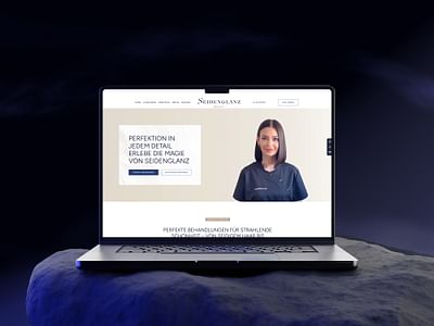 Seidenglanz Beauty Website - Webseitengestaltung