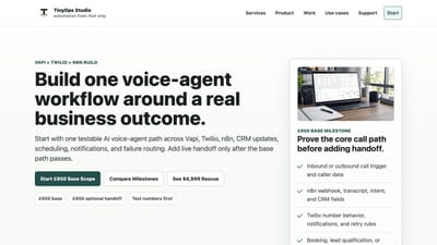 n8n Vapi Twilio AI Voice Agent - Inteligencia Artificial