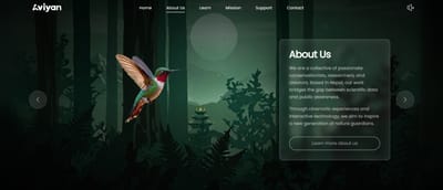 Aviyan – Conservation Brand Identity & Creative Website - Ontwerp