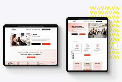 The Wave - Coworking - Création de site internet