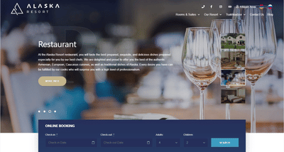 Alaska Resort - Webseitengestaltung