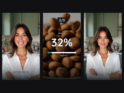 Pet food ad in Spanish for social feeds - Redes Sociales