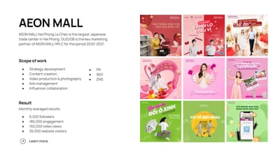 AEON MALL - Social Media