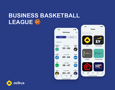 Mobile app for BUSINESS BASKETBALL LEAGUE - Développement de Logiciel