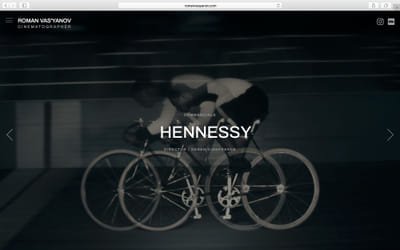 Web Portfolio For a Cinematographer - Website Creation