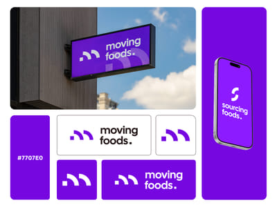 Identité visuelle pour Moving Foods Sourcing Foods - Design & graphisme
