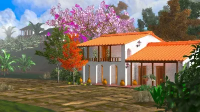 FINCA TRADICIONAL - 3D