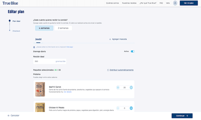 TrueBlue Pet eCommerce - E-commerce
